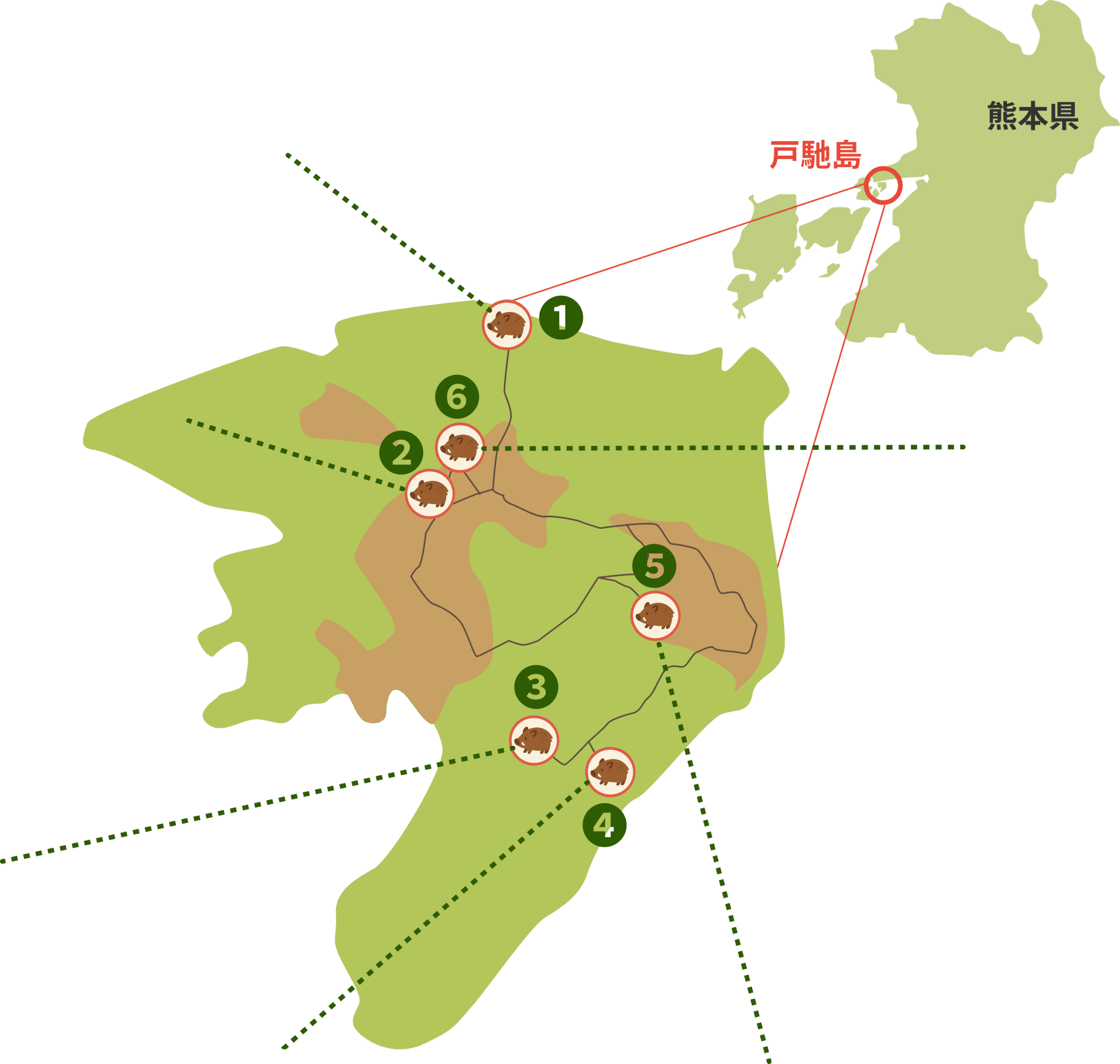 戸馳島フィールドMAP